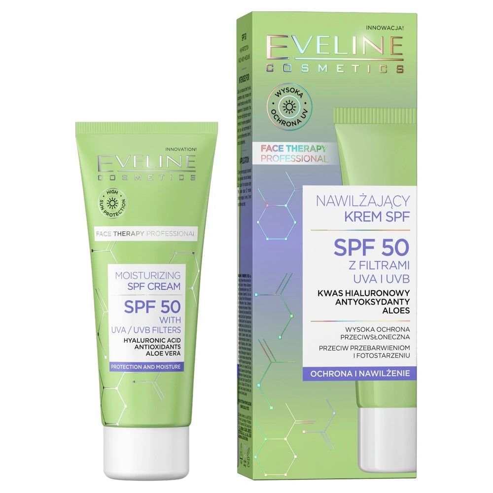 EVELINE Veido terapija Profesionalus drėkinamasis kremas SPF 50 30 ml