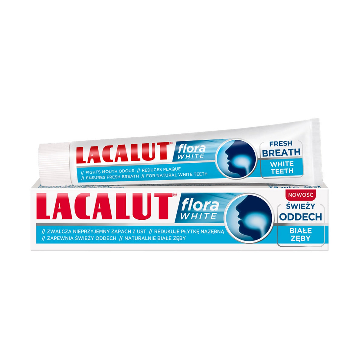 LACALUT Flora White Dantų pasta 75 ml