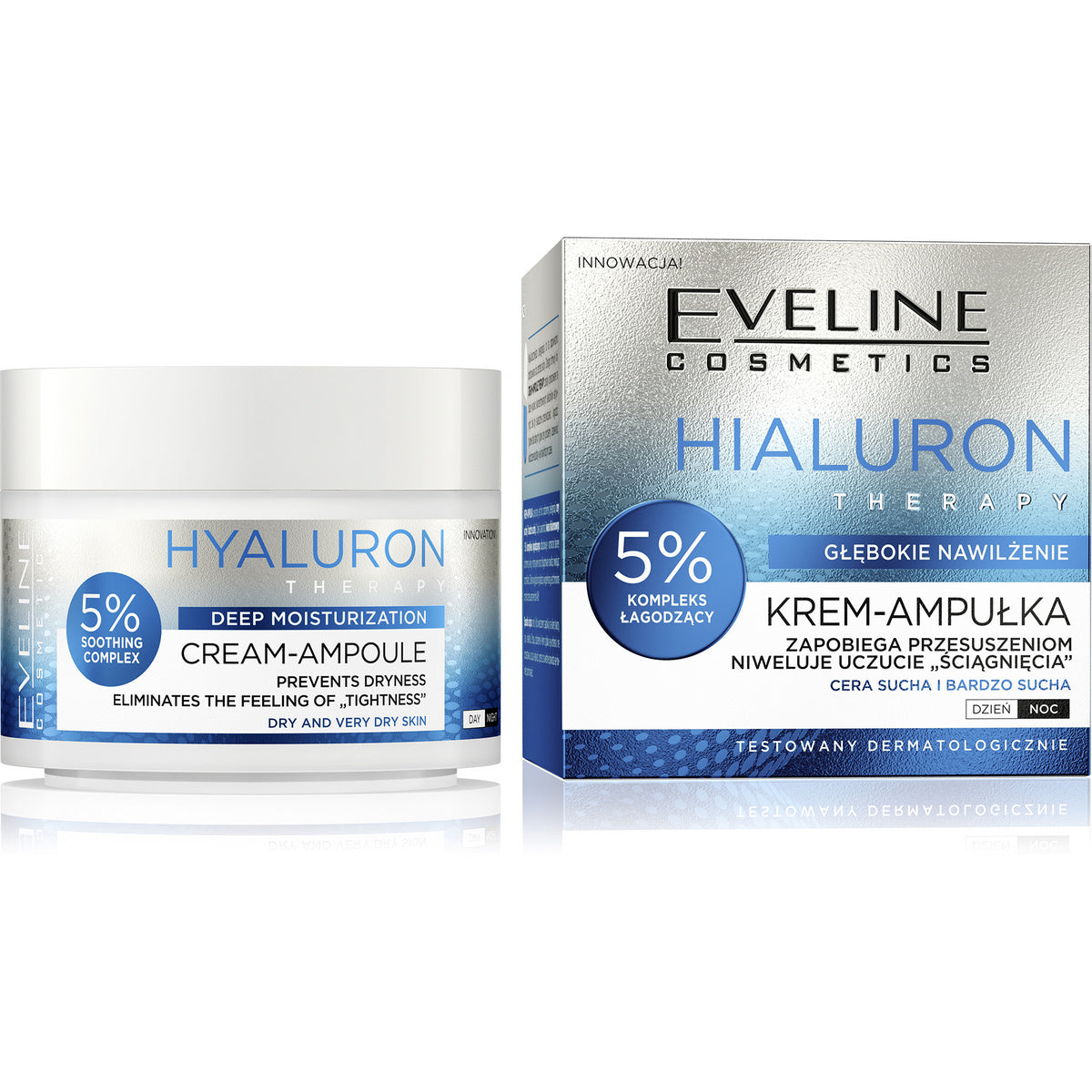 EVELINE Hialuron Therapy Krem - ampulė 50 ml