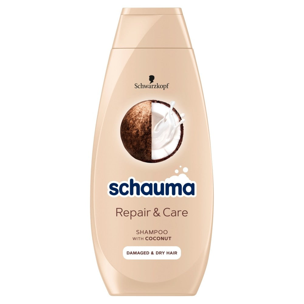 Schwarzkopf Schauma Šampūnas Repair & Care sausiems ir pažeistiems plaukams 400ml