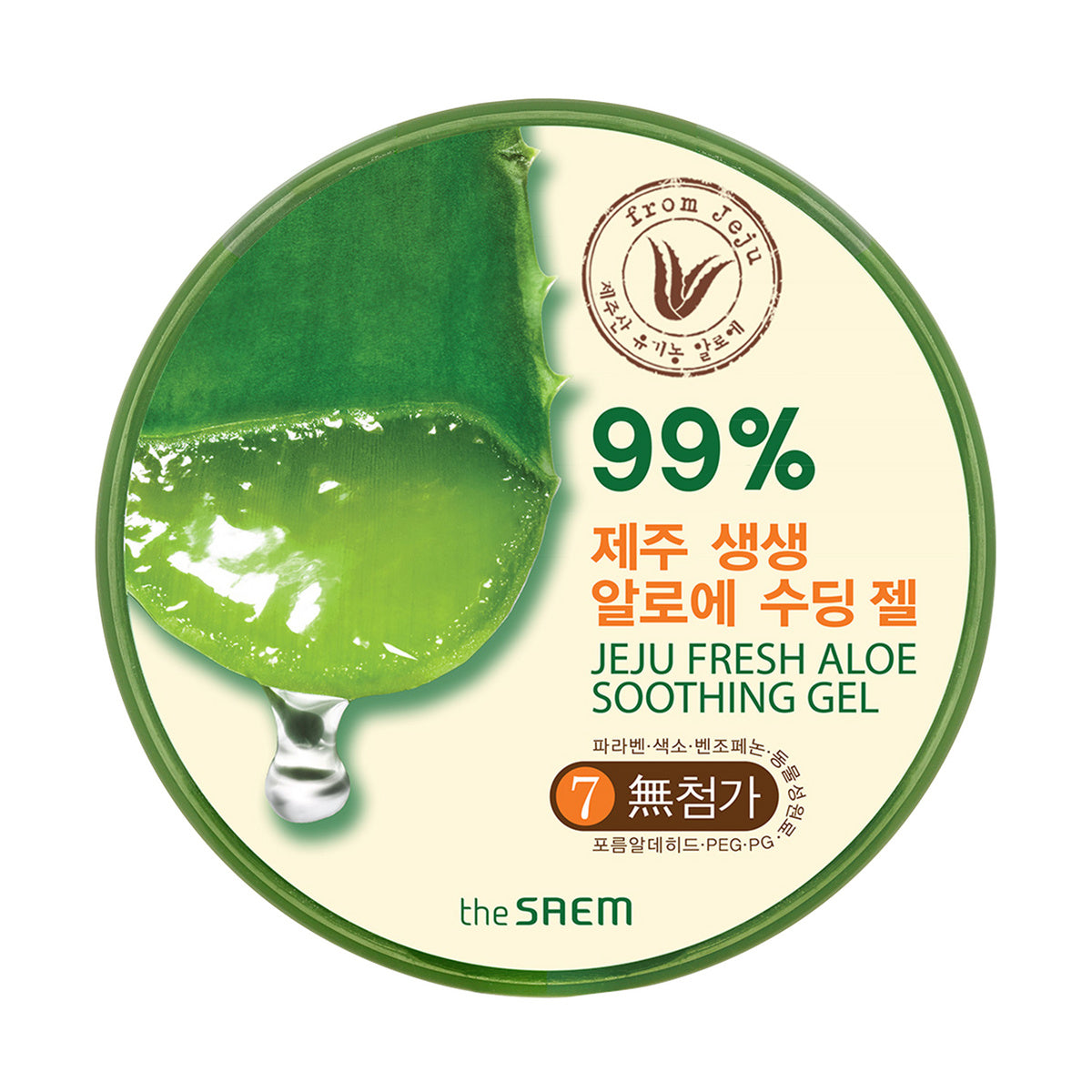 THE SAEM Jeju Fresh Aloe Soothing Gel 99% alavijų gelis 300 ml