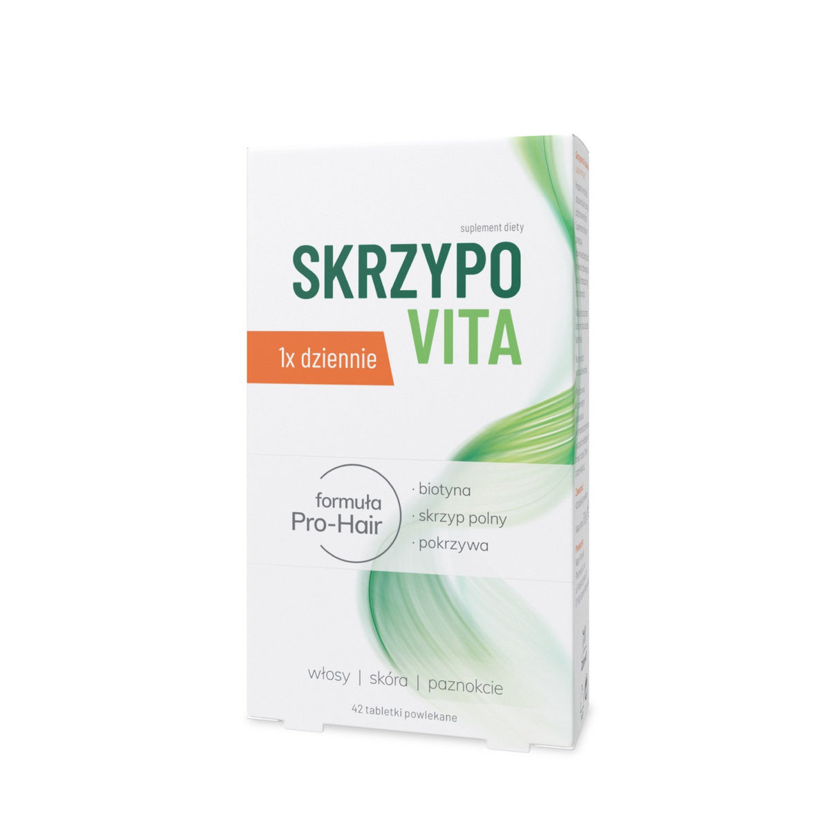 Skrzypovita Formulė Pro-Hair 1 x per dieną - maisto papildas 1 pakuotė - 42 tabl.