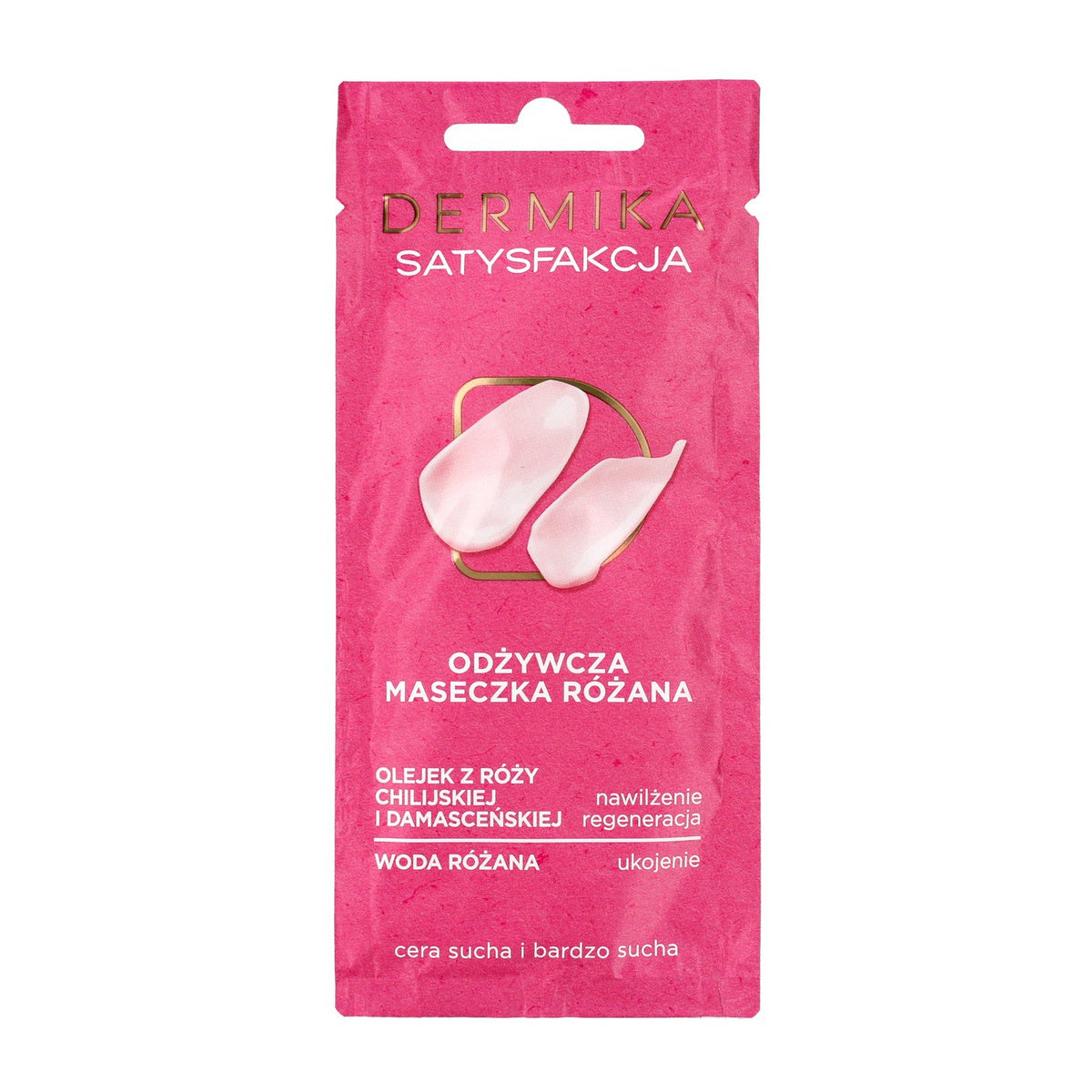 Dermika Grožio kaukė Maitinanti rožinė kaukė 10ml