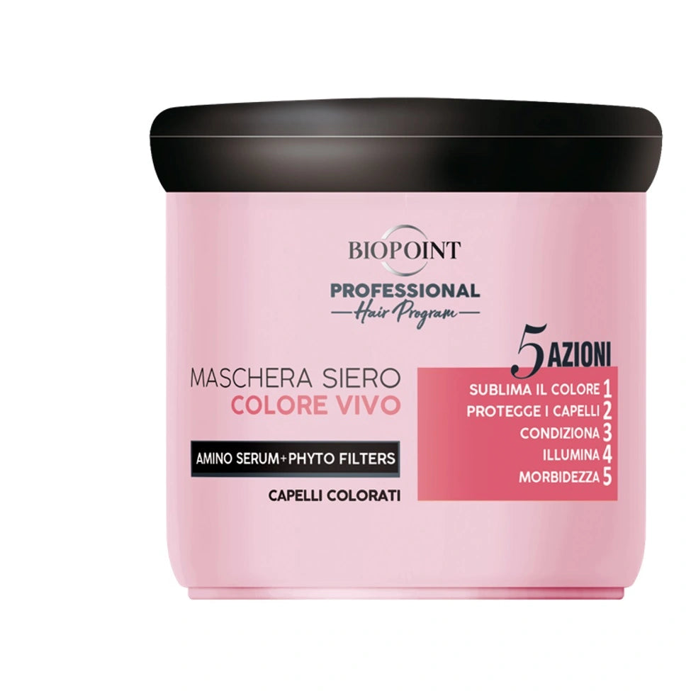 BIOPOINT Professional Hair Program Spalvą stiprinanti kaukė dažytiems plaukams 400 ml