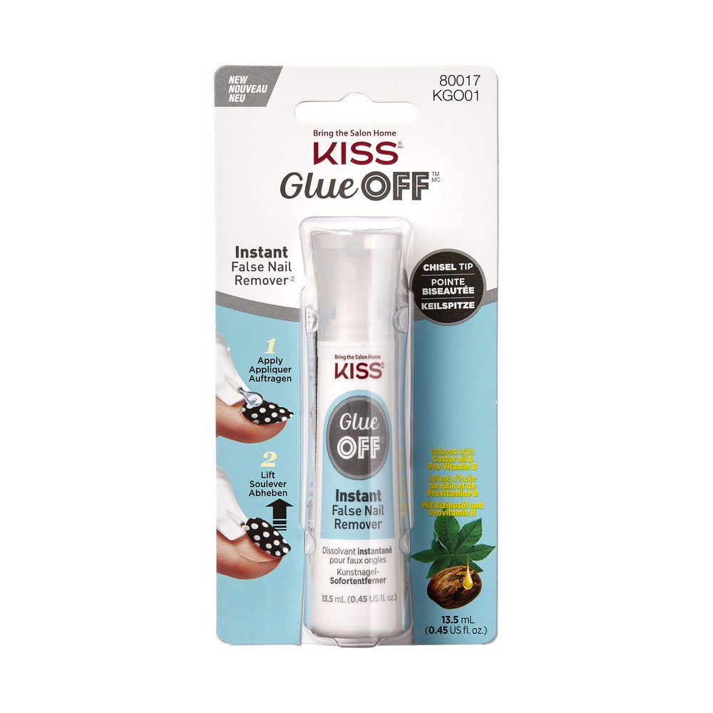 KISS Nagų klijų valiklis Glue Off False Nail Remover 13.5ml