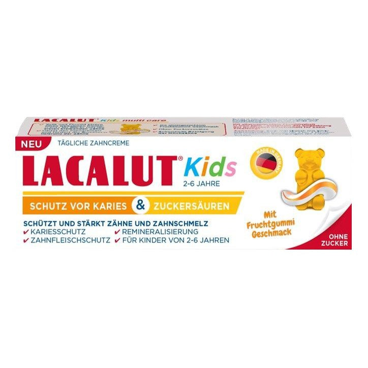 LACALUT Kids Dantų pasta vaikams nuo 2-6 metų 55ml