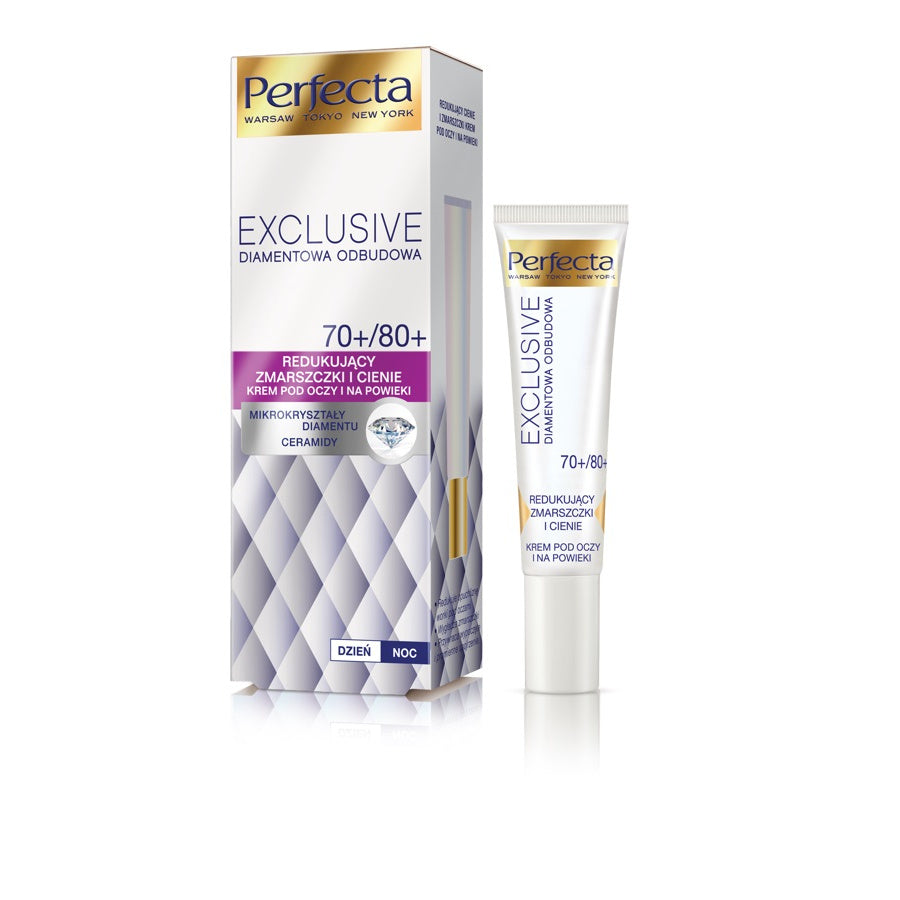 PERFECTA Exclusive 70+/80+ Kremas paakių ir vokų odai, mažinantis raukšles ir tamsius ratilus 15 ml