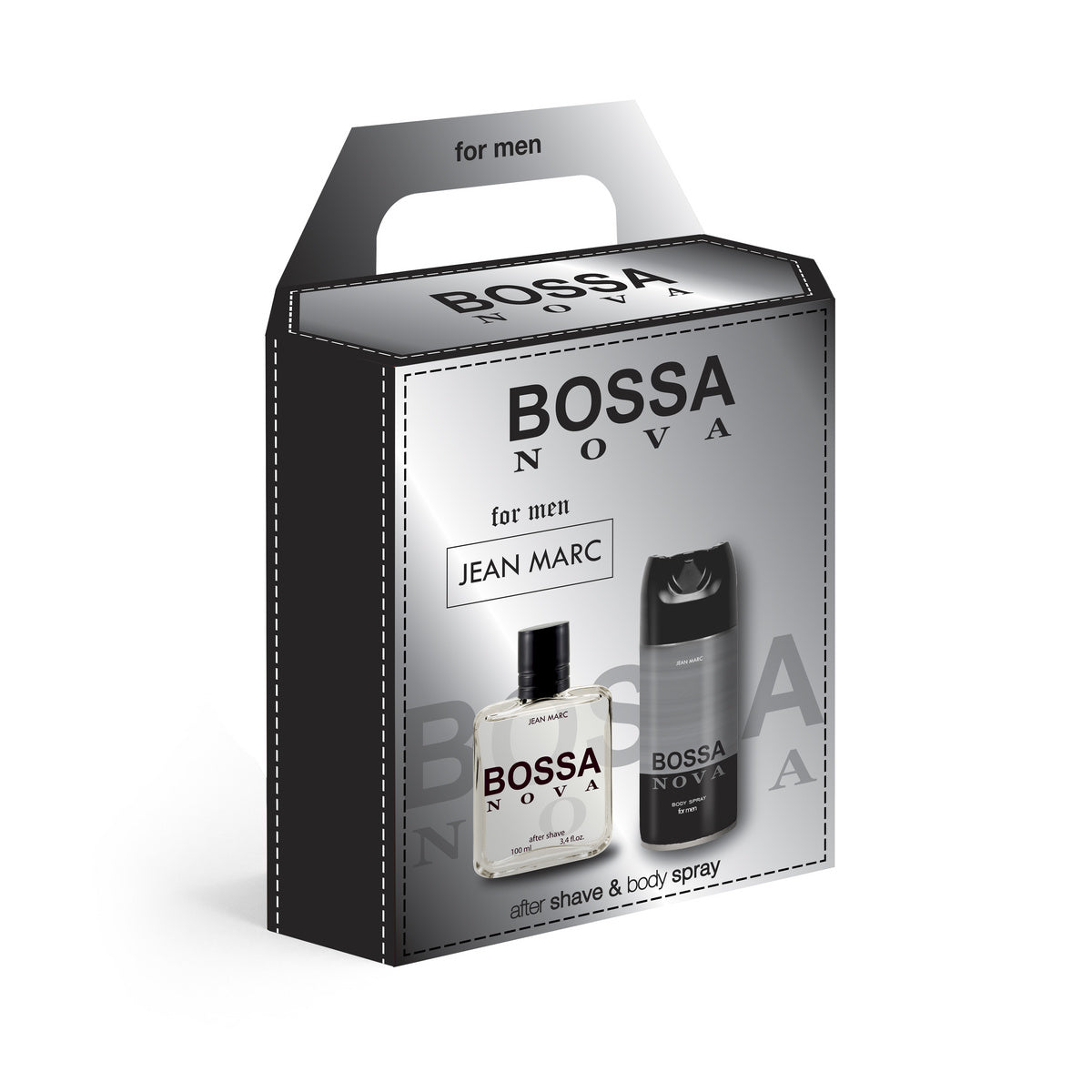 JEAN MARC Bossa Nova Man Dovanų rinkinys vyrams - Dezodorantas 150 ml + Aftershave 100 ml
