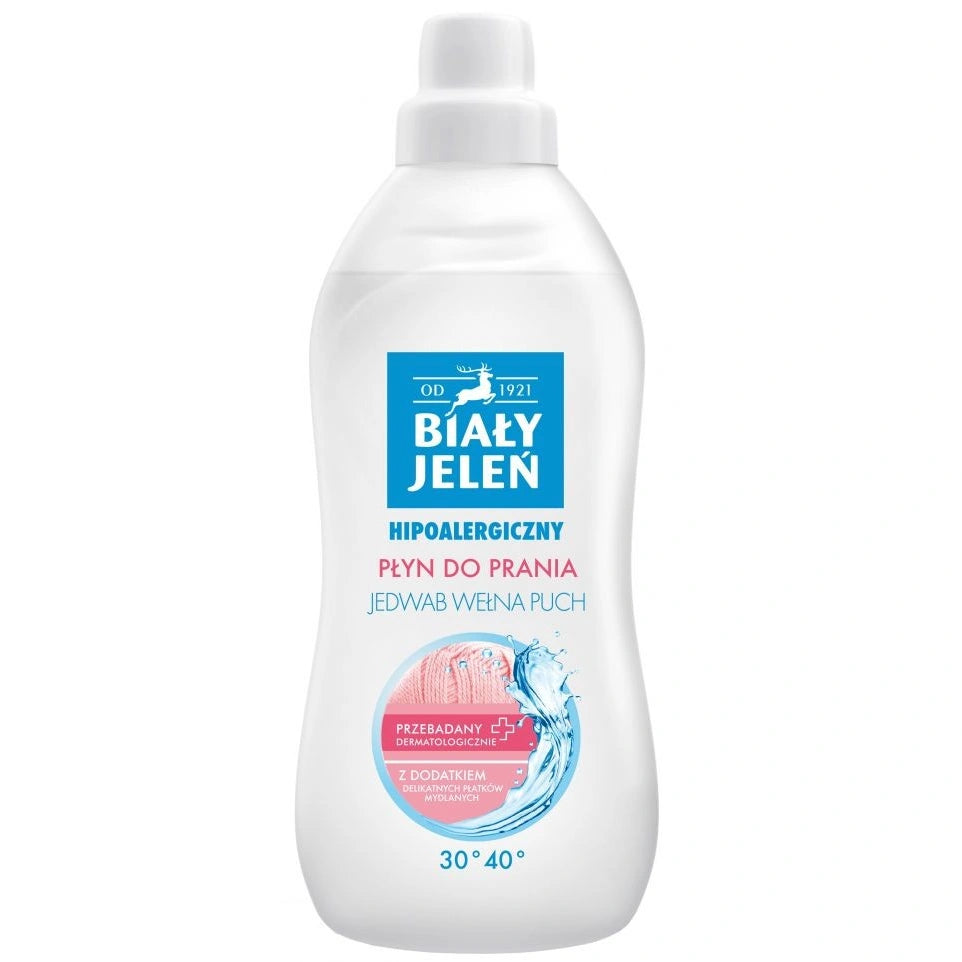 Baltasis Elnias Skystis delikatų audinių skalbimui 1L