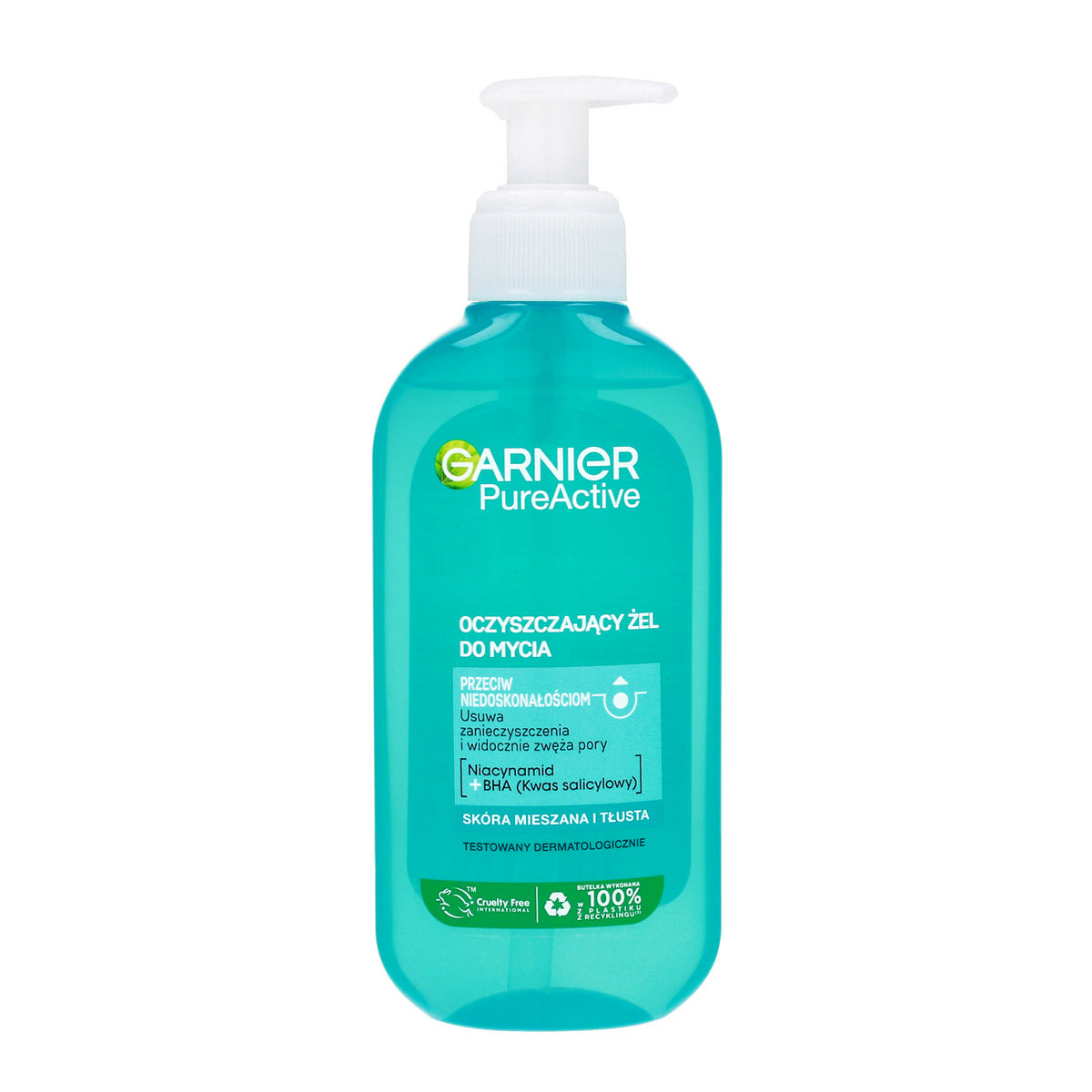 GARNIER Skin Naturals Švarios odos gelis giliai valantis poras 200 ml