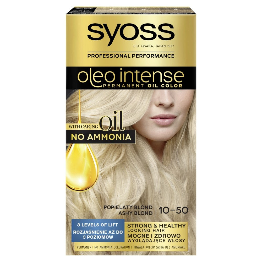 Schwarzkopf Syoss Plaukų dažai Oleo 10-50 pelenų blondinė