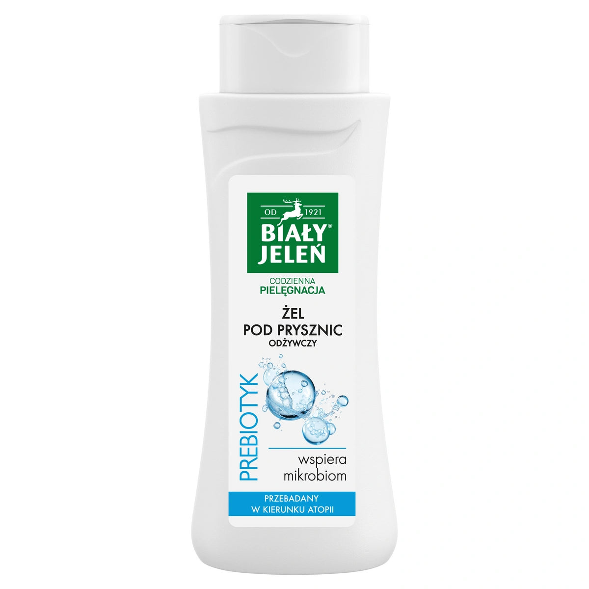 BALTAS ELNIUKAS Kasdieninė Priežiūra Maistingas dušo gelis - Prebiotikas 300 ml