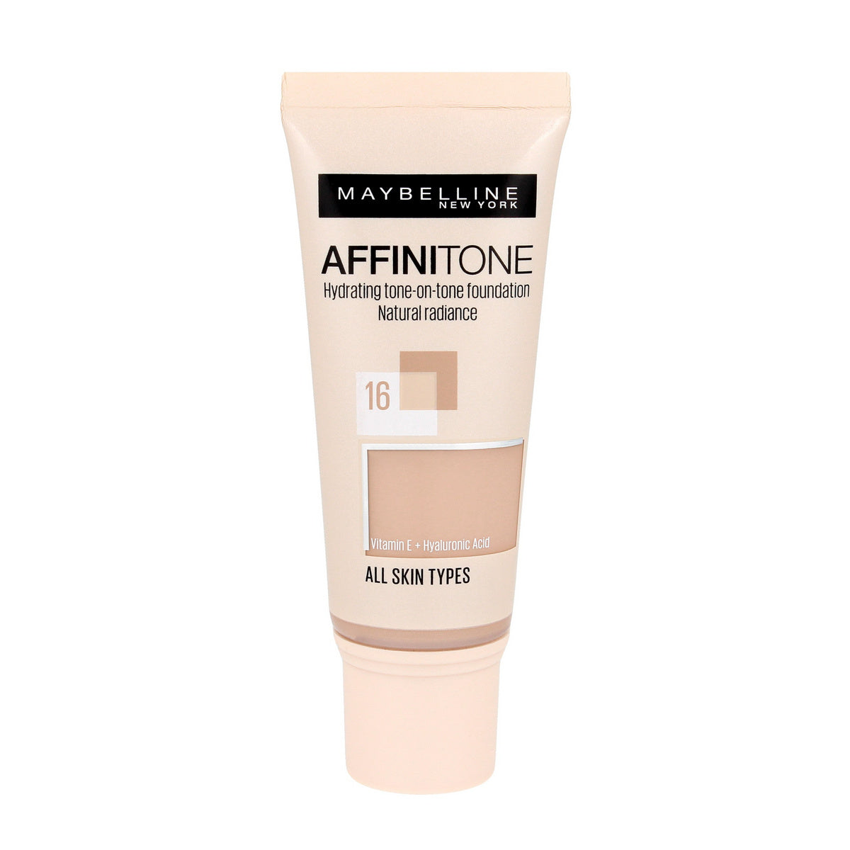 MAYBELLINE Affinitone Pagrindas nr 16 Vanilės Rožė - tūbelė 30ml