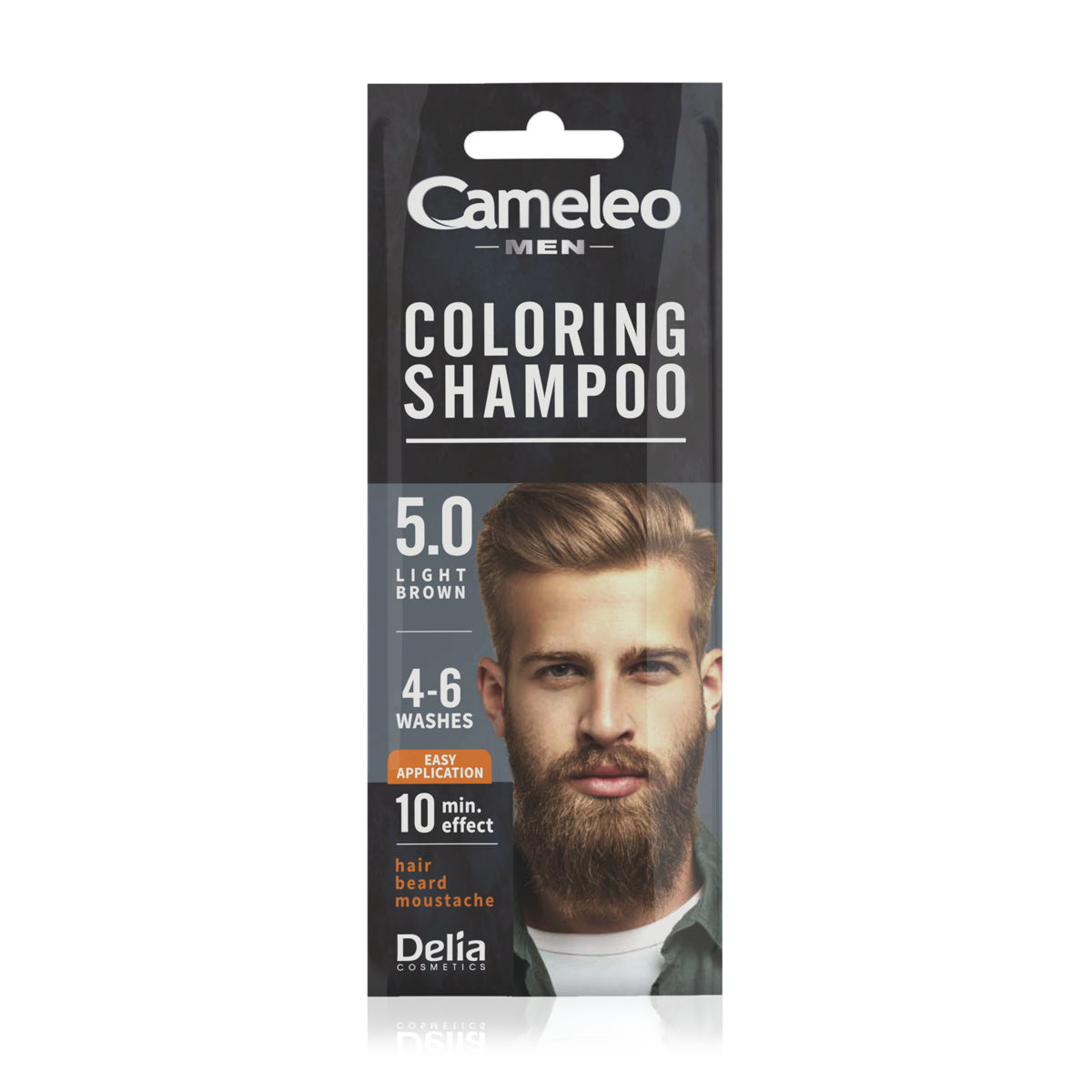 CAMELEO MEN Dažantis šampūnas 5.0 Šviesus Rudas 15 ml