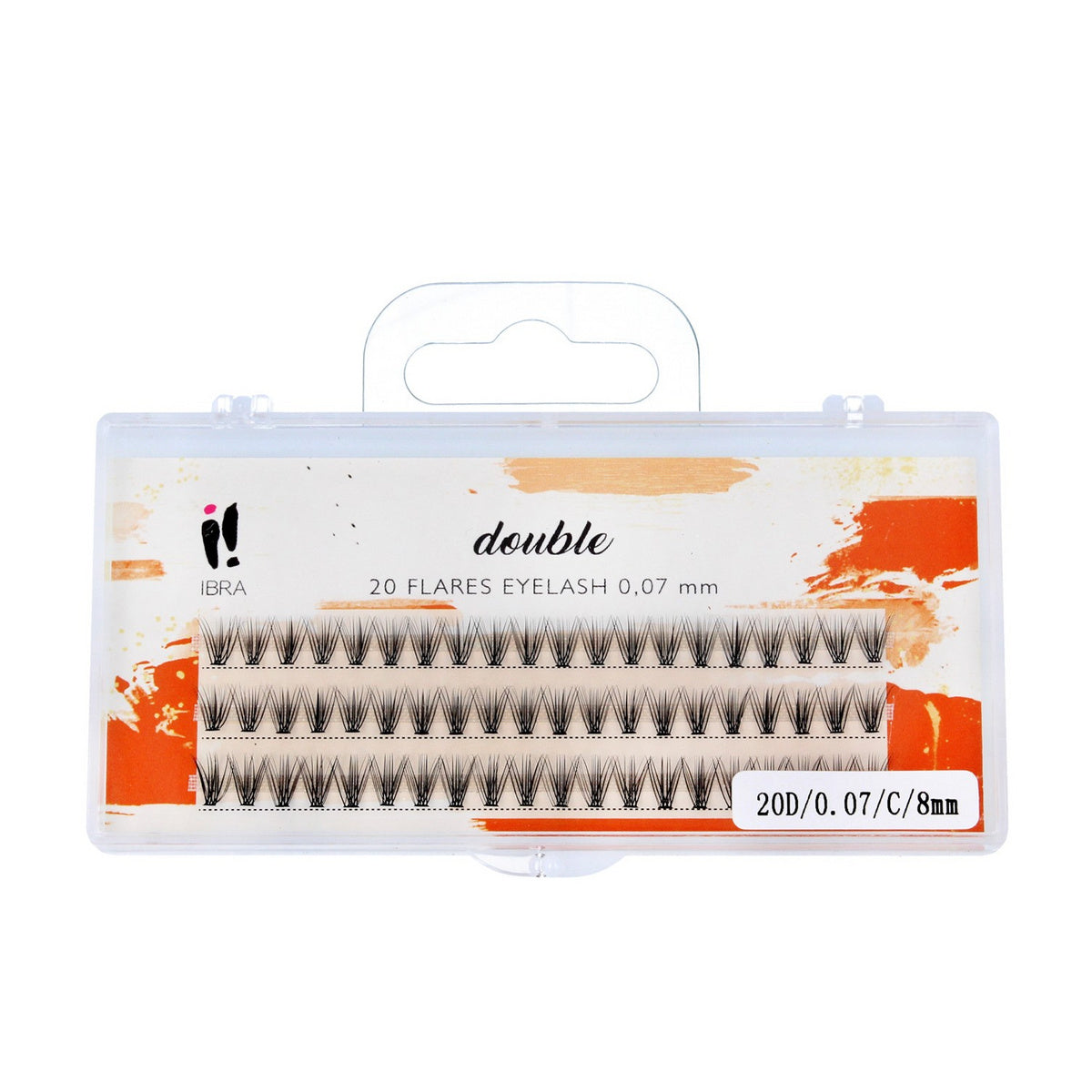 IBRA Kępki blakstienų DOUBLE 0.07-C-8 mm - 1 pak.