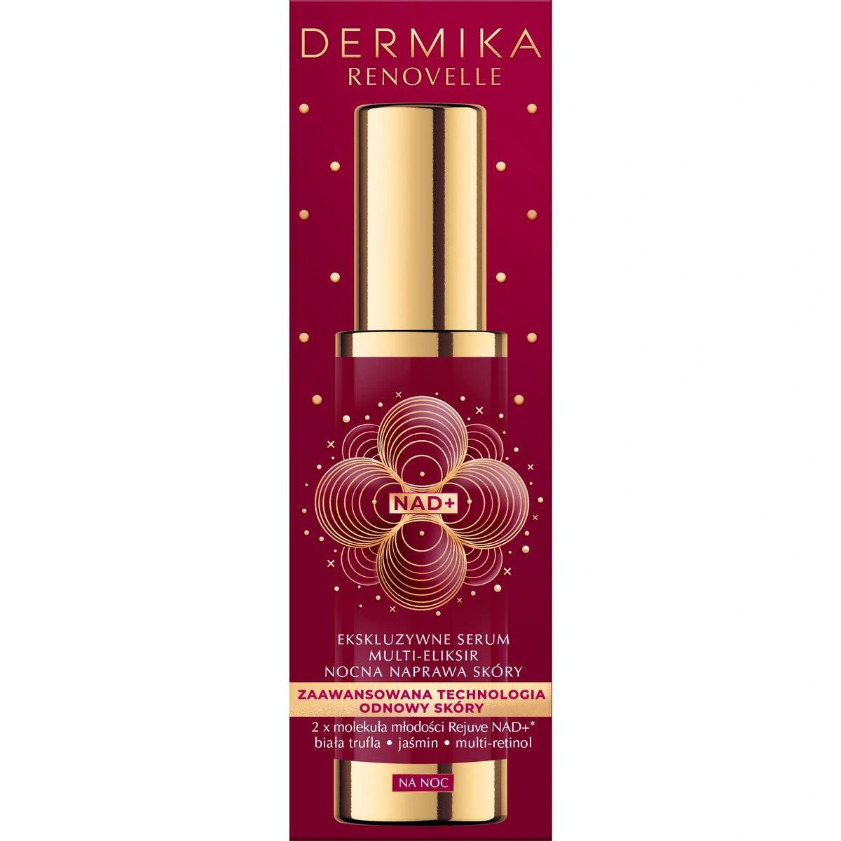 DERMIKA Renovelle Išskirtinis serumas - multi eliksyr Naktinė odos atnaujinimo priemonė 50 ml