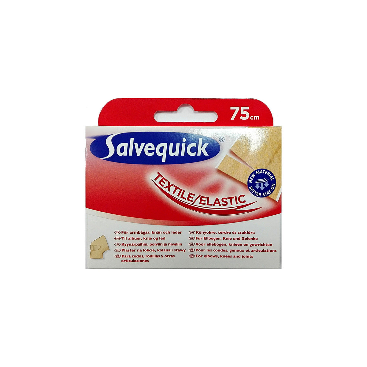 Salvequick tekstilinis pleistras 75cm 1vnt