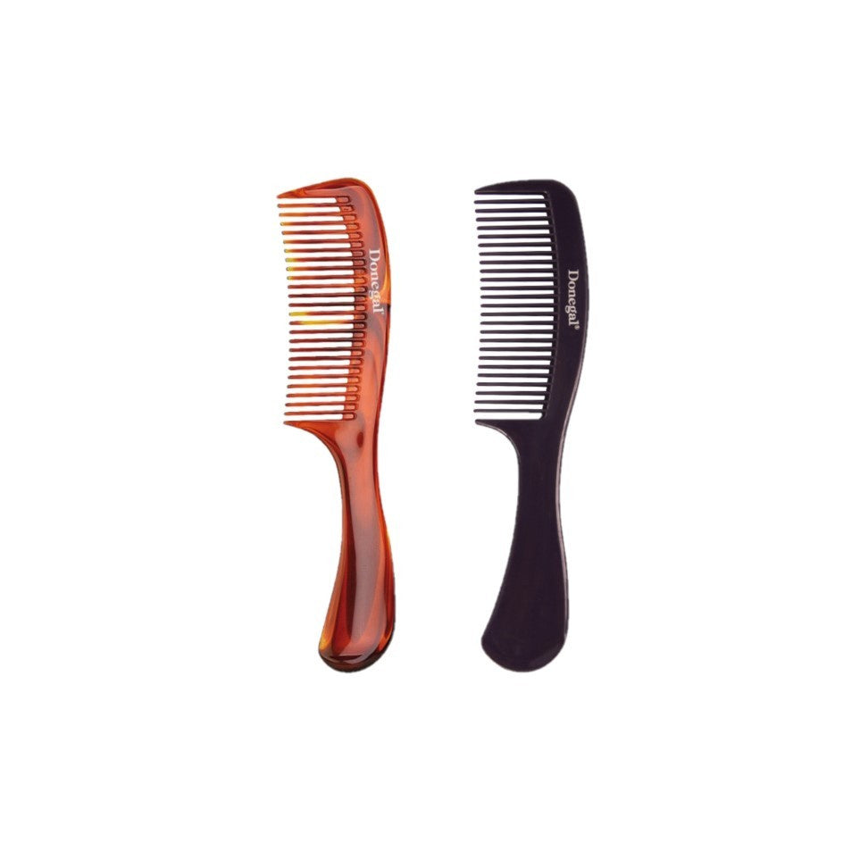 DONEGAL Plaukų šukos su rankena 17 cm (1515) 1 vnt. - mišrių spalvų