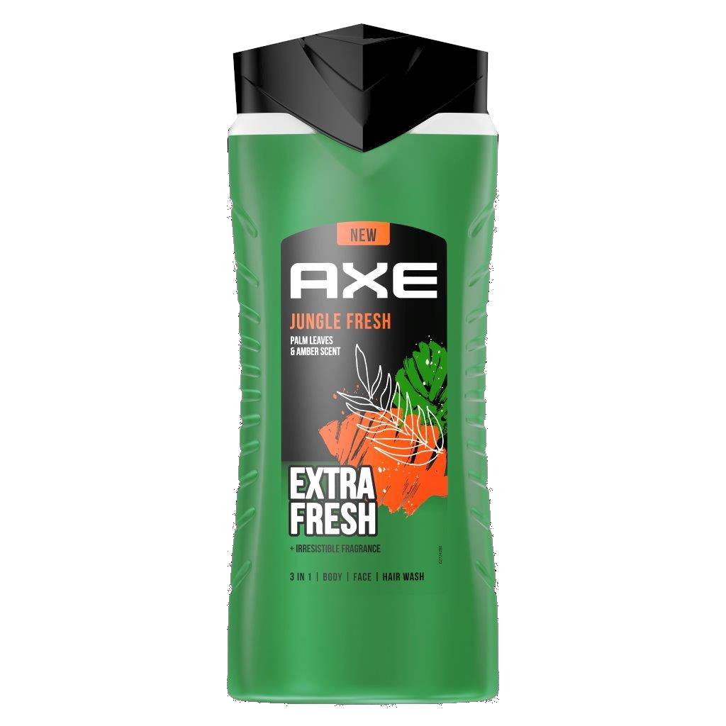 AXE Jungle Fresh Dušo gelis vyrams 3w1 400 ml