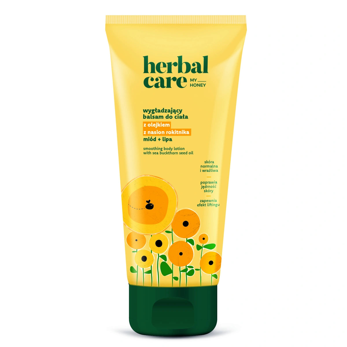 HERBAL CARE My Honey Lyginantis kūno balzamas su šaltalankių aliejumi 200 ml