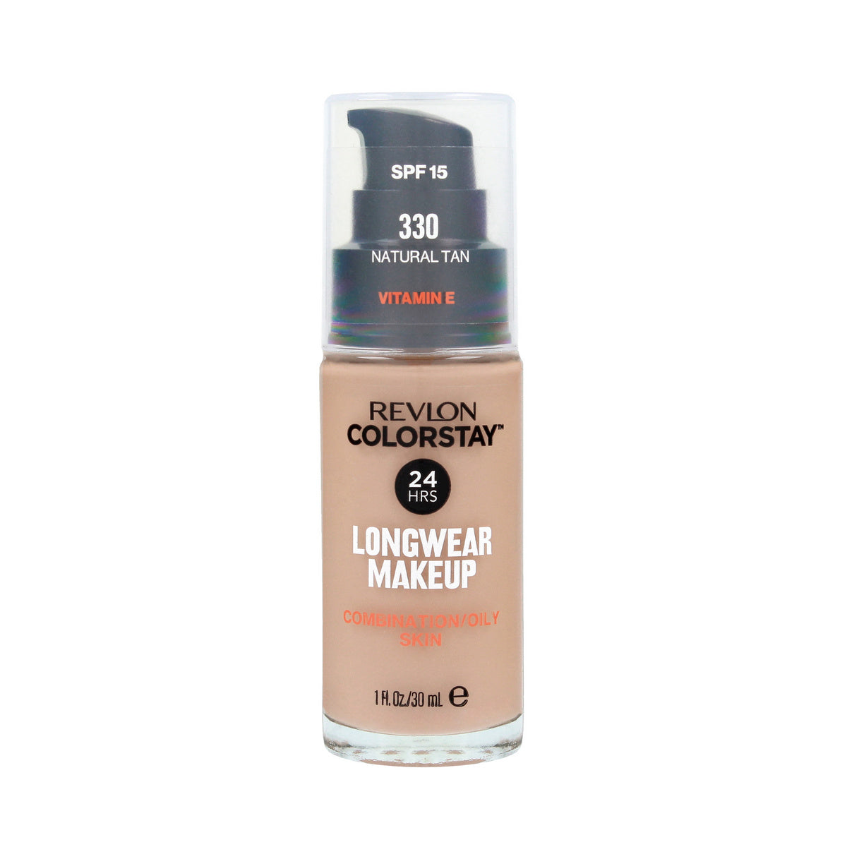 REVLON Colorstay 24H Kremas, maskuojantis-matinis nr. 330 Natural Tan - mišriai ir riebiai odai 30 ml
