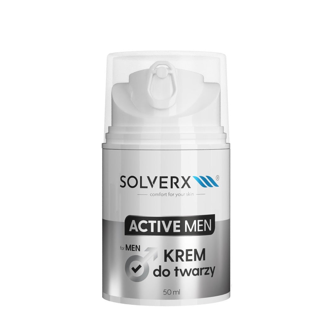 SOLVERX Active Men Veido kremas 50ml