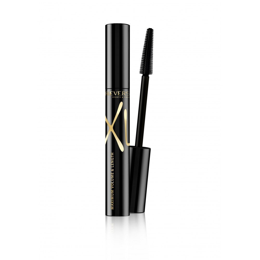 REVERS Blakstienų tušas XL Maximum Volume & Length - juodas 10ml