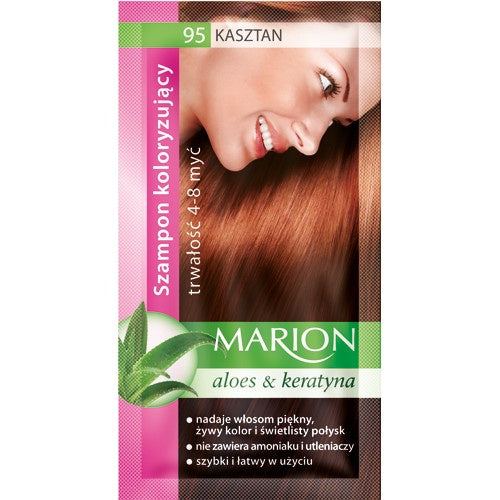 MARION Spalvą keičiantis šampūnas nr. 95 Kaštonas 40 ml