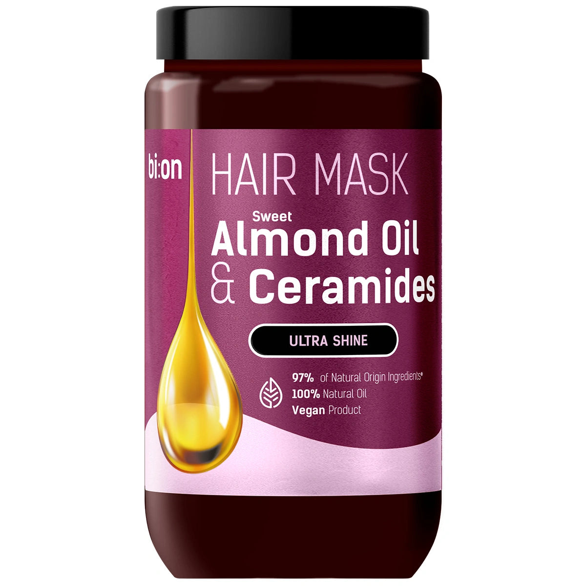 BIO NATURELL Plaukų kaukė su saldžiais migdolais ir ceramidais 946 ml