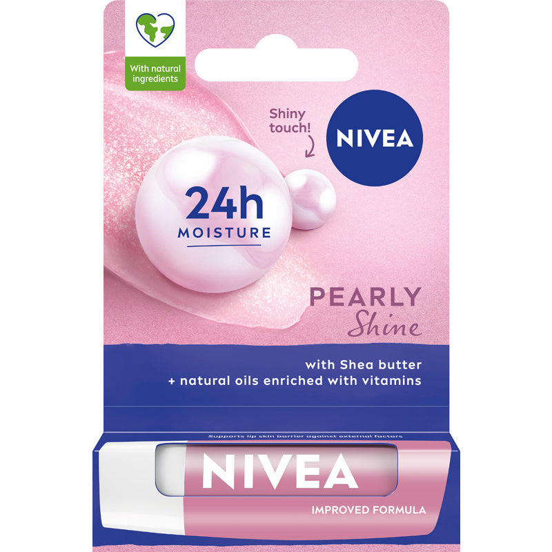 NIVEA Lūpų priežiūros balzamas Perlų blizgesys 4.8 g
