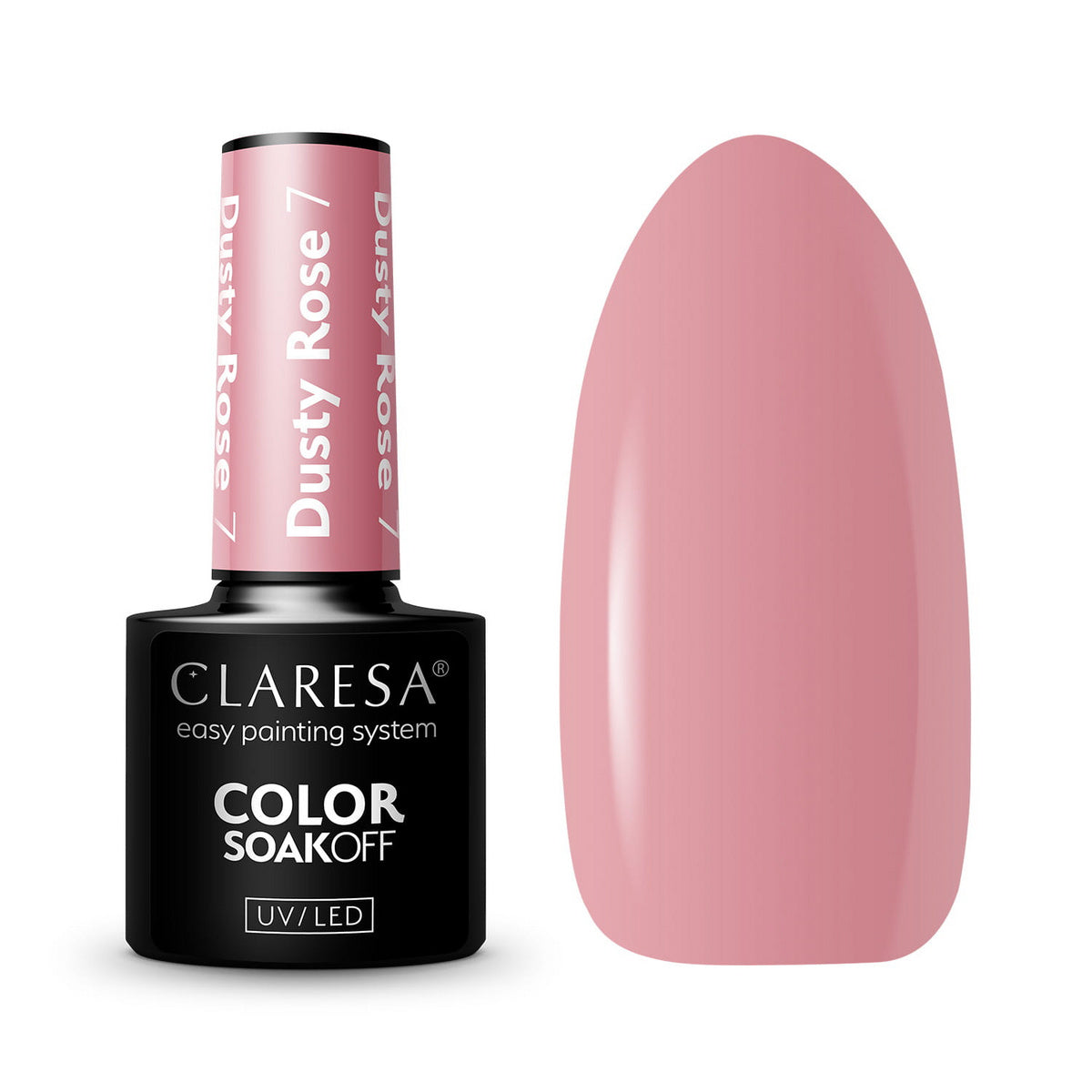 CLARESA Hibridinis lakas Dusty Rose nr 7 5g