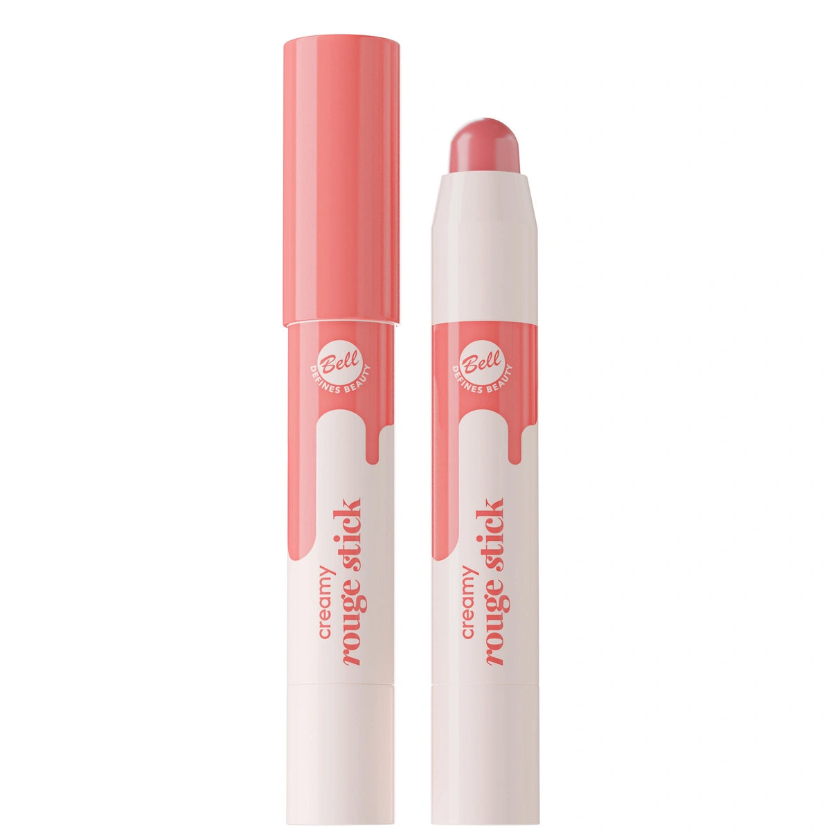 BELL Creamy Rouge Stick Skaistinamasis kremas 01 Persikų žydėjimas 3g