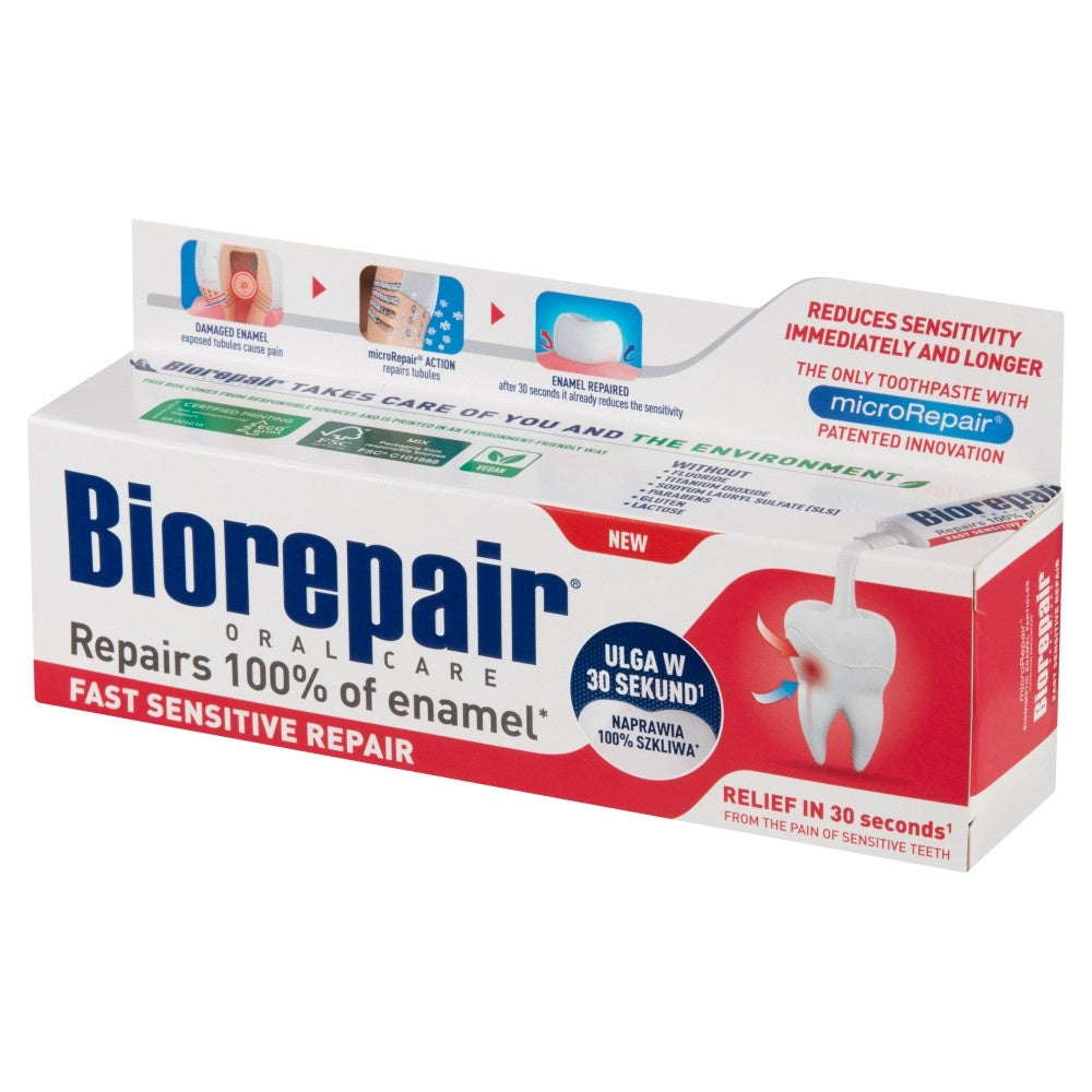 Biorepair Oral Care Dantų pasta jautriems dantims 75ml
