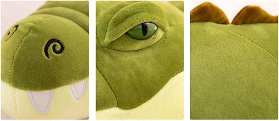 Minkštas krokodilas „Miegalius“ – 130 cm ilgio