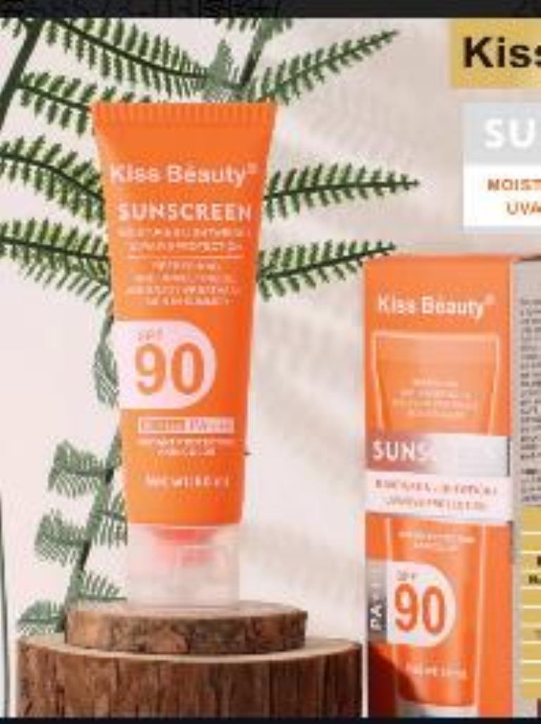 Kiss Beauty apsauga nuo saulės veidui SPF90