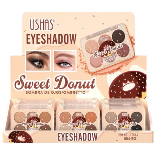 USHAS Sweet Donut akių šešėlių paletė 6 spalvų
