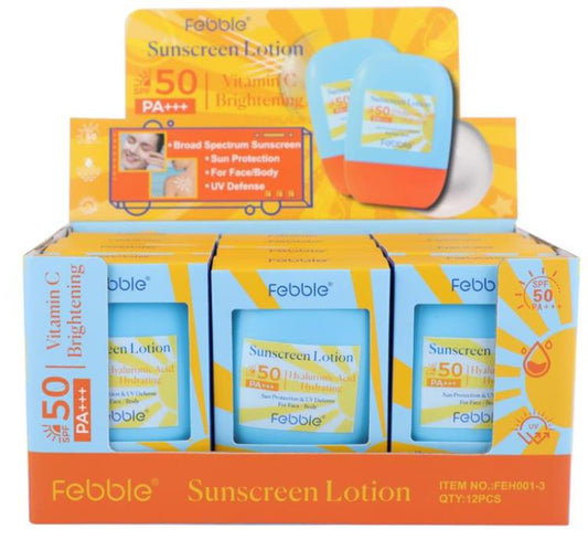 Febble apsauga nuo saulės SPF50 su Vitaminu C