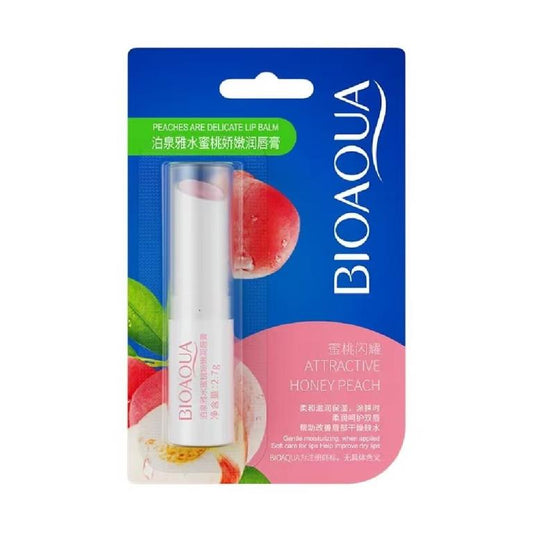 BIOAQUA lūpų balzamas Peach