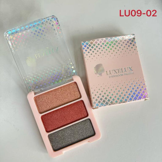 LUXELUX akių šešėlių paletė 3 spalvos LU09-02
