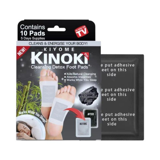 KIYMOE KINOKI soothing detoksikuojantys pleistrai pėdoms Wormwood Black