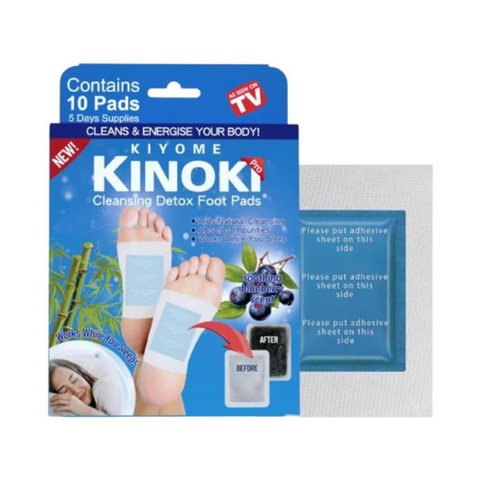 KIYMOE KINOKI soothing detoksikuojantys pleistrai pėdoms Blueberry