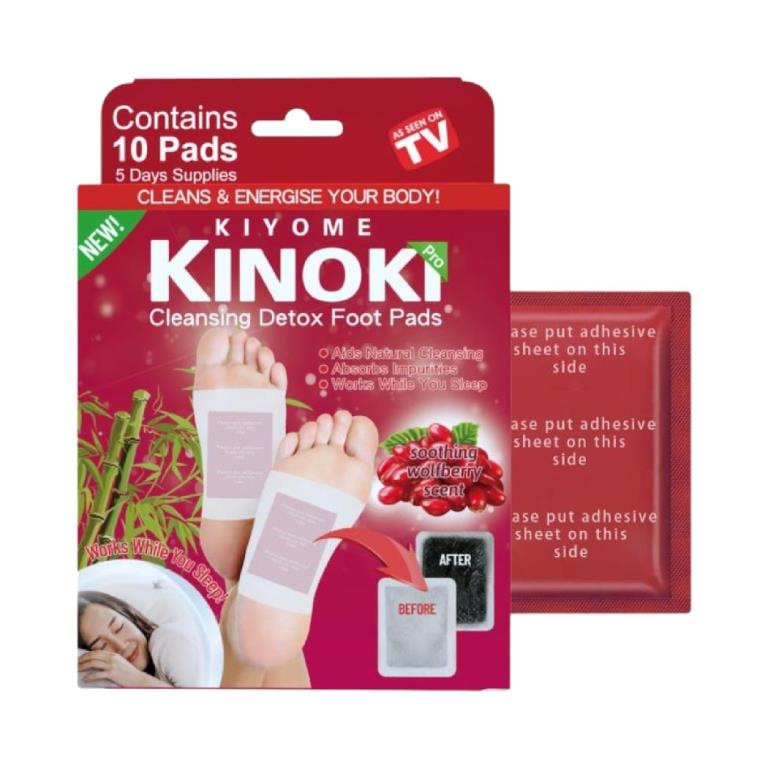KIYMOE KINOKI soothing detoksikuojantys pleistrai pėdoms Wolfberry