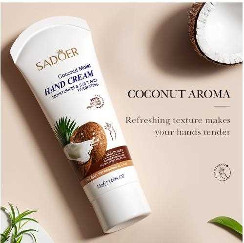 SADOER rankų kremas Coconut