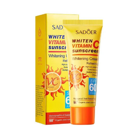 SADOER apsauga nuo saulės SPF60 su Vitaminu C