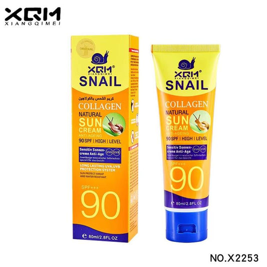 XQM apsauga nuo saulės SPF90 su sraigių ekstraktu
