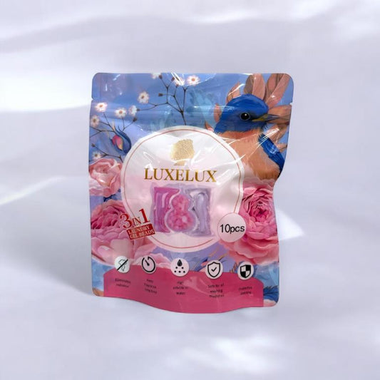 LUXELUX skalbimo kapsulės 3 in 1 10 vnt.