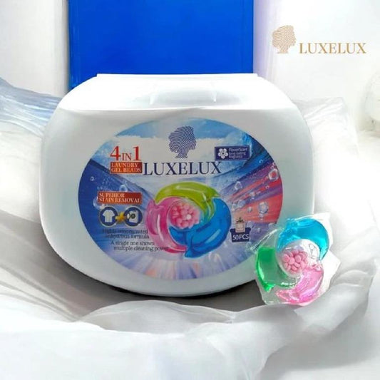 LUXELUX skalbimo kapsulės 4 in 1 50 vnt.