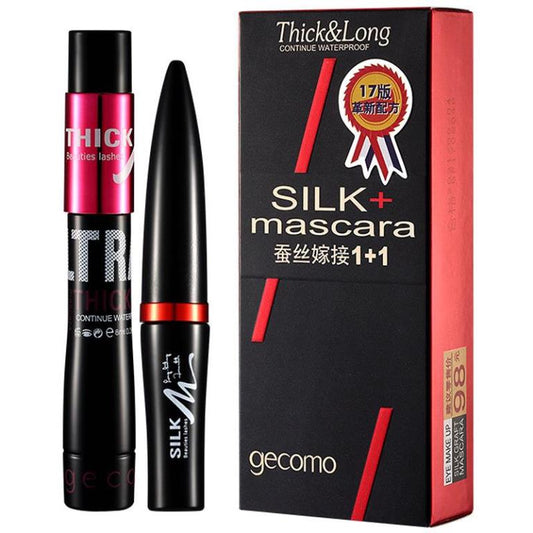GECOMO blakstienų tušas su šilku 1+1