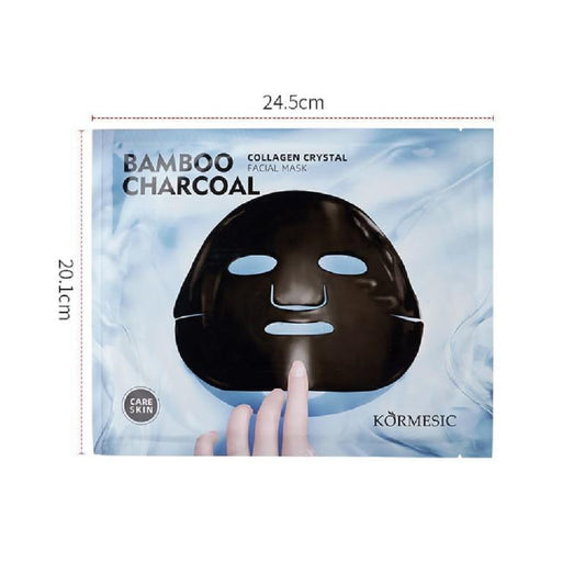 KORMESIC lakštinė veido kaukė Bamboo charcoal