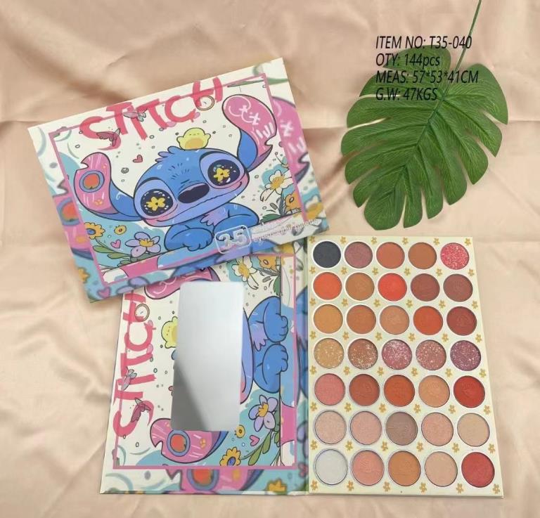 STITCH akių šešėlių paletė 35 spalvos